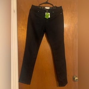 These beautiful dark wash Kate Spade straight leg jeans